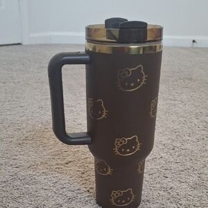 Stanley Black and Gold Travel Mug